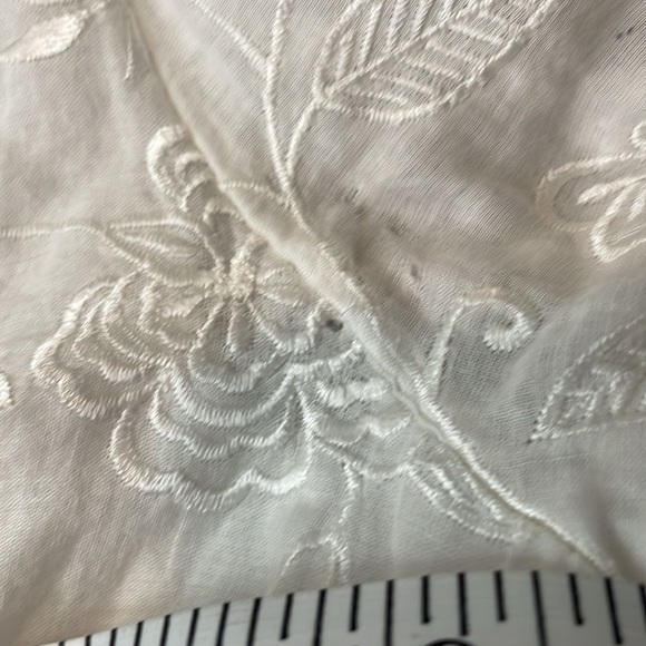 Alice + Olivia Off White Stori White Eyelet Midi Dress Size 6 NWOT - Picture 14 of 14